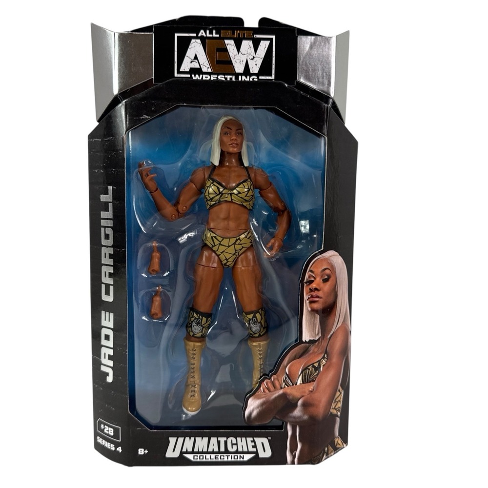 NEW AEW Wrestling Jade Cargill Action Figure #28 Series‎ 4 Unmatched Collection